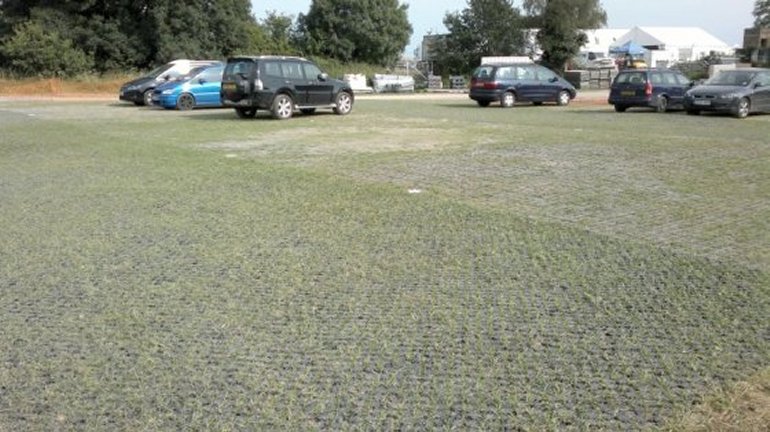 PERFO car parking for the Olympic Mountain Bike venue